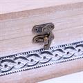 Bauletto in legno sbiancato 30X17H14 in set di 2