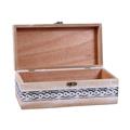 Bauletto in legno sbiancato 30X17H14 in set di 2