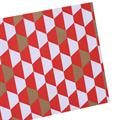 Busta in carta perlata Prisma Rosso corallo 20x35 cm (50xcf)