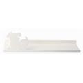 MENSOLINA CANE BIANCA CM.40X10,5H8