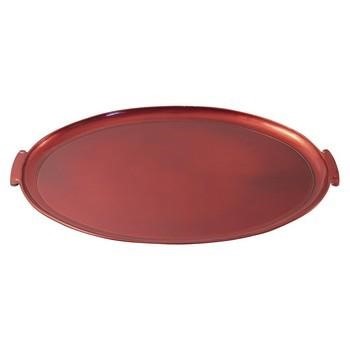 VASSOIO PVC OVALE ROSSO CM.58.5X37