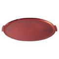 VASSOIO PVC OVALE ROSSO CM.58.5X37