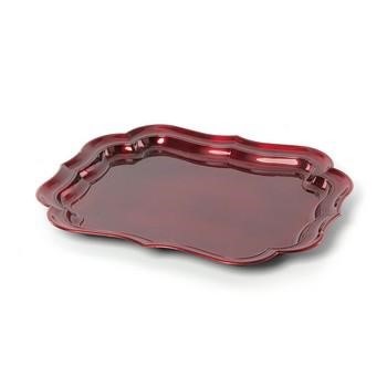 VASSOIO PVC SAGOMATO ROSSO CM.51X41