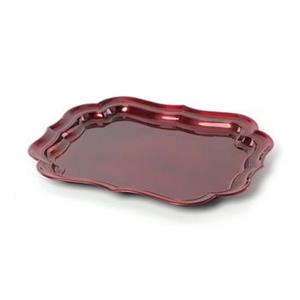 VASSOIO PVC SAGOMATO ROSSO CM.51X41