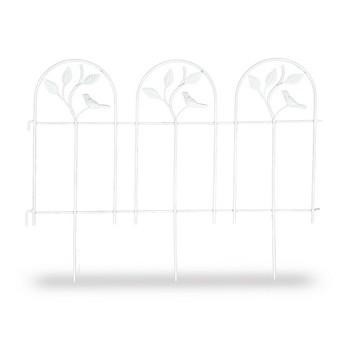 RECINZIONE FERRO BIANCA GARDEN CM.60X2H46