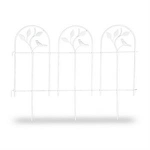 RECINZIONE FERRO BIANCA GARDEN CM.60X2H46