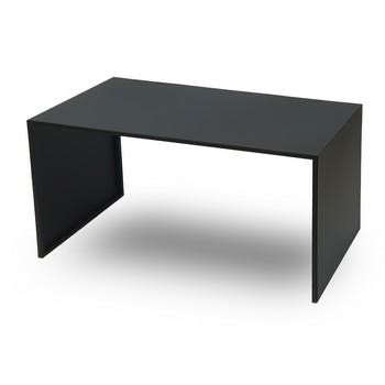 TAVOLINO RETT FERRO NERO CM.80X40H45