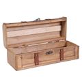 PORTABOTTIGLIE SINGOLO IN LEGNO MARRONE 35X13H12 MADE IN CHINA