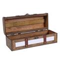 PORTABOTTIGLIE SINGOLO IN LEGNO BIANCO CM 35X13H12 