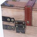 Bauletto in legno marrone 36X28H24 in set di 2