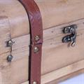Bauletto in legno con manico 30X20H20 in set di 3