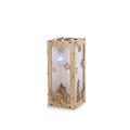 DECORAZIONE LANTERNA CON LUCI LED CM.13X13XH30