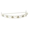 CIEL DE LIT FERRO BIANCO FIORI CM.77X35XH12
