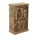 ARMADIO TEAK CREMA ANT. 2A.60X35H99 MADE IN INDIA