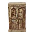 ARMADIO TEAK CREMA ANT. 2A.60X35H99 MADE IN INDIA