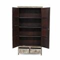 ARMADIO TEAK CREMA ANT.2A. 94X52X181 MADE IN INDIA