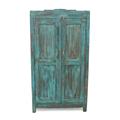 ARMADIO TEAK AZZURRO ANT.2A.76X39H140 MADE IN INDIA