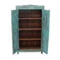 ARMADIO TEAK AZZURRO ANT.2A.76X39H140 MADE IN INDIA