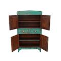 ARMADIO TEAK VERDE ANT.4A. 83X34H153 MADE IN INDIA