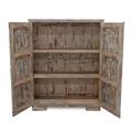 ARMADIO TEAK SBIANCATO 2A.108X46H138 MADE IN INDIA