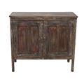 CREDENZA TEAK CREMA ANTICATA 2A.108X48H96 MADE IN INDIA