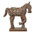 CAVALLO LEGNOI RICICLATODECORATIVO 114X30H128 MADE IN INDIA