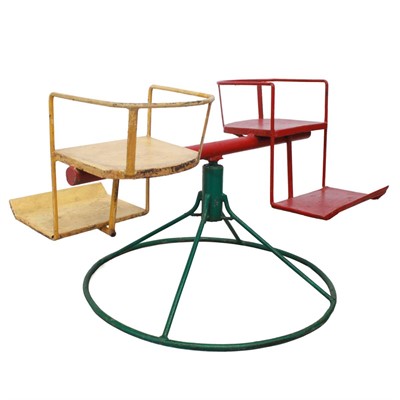 GIOSTRA BIMBI METALLO DECORATIVA DIA93H60 MADE IN INDIA