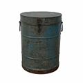 BIDONE METALLO CON COPERCHIO DIA34H49 MADE IN INDIA
