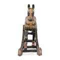 CAVALLO A DONDOLO DECORATIVO MANGO 105X30H76 MADE IN INDIA