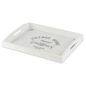 VASSOIO LEGNO BIANCO CM.40X30H5