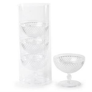 COPPA DESSERT POLICARBONATO(DIAMANT)DIAM.11,5H10 Box(D12H28,5)