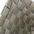 CESTO IN FIBRA DI CELLULOSA GRIGIO CON MANICO ECOPELLE CM 46X26H36/45 SET 3 PEZZI