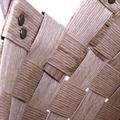 CESTO IN FIBRA DI CELLULOSA NATURALE CON MANICO ECOPELLE CM 25X20H23/31 SET 3 PEZZI