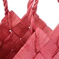 CESTO IN FIBRA DI CELLULOSA FUCSIA CON MANICO CM 32X17H7/25/30