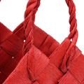 CESTO IN FIBRA DI CELLULOSA ROSSO CON MANICO CM 32X17H7/25/30 