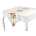 TABLE RUNNER CREMA ANGELI ORO CM.40X150