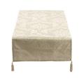TABLE RUNNER CREMA DECORO FIORI CM.40X160