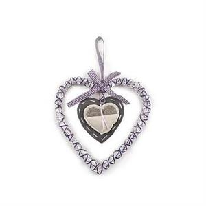 DECORAZIONE DA APPENDERE CUORE VIMINI CM.25X25X2.5
