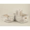 CESTA ARMADIO PVC LUCIDO BIANCO