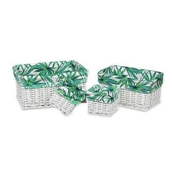 CESTA ARM.VIM/BIA.GREENERY CM.42X29H18/37X23H16/19X15H14