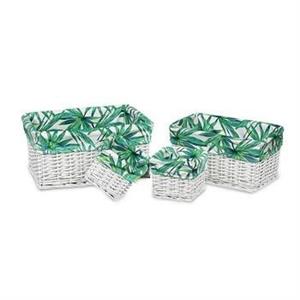 CESTA ARM.VIM/BIA.GREENERY CM.42X29H18/37X23H16/19X15H14