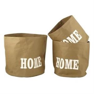 CACHEPOT CONTENITORE TESSUTO HOMEIN SET DI 3 PEZZI CM 38 x 37 h - MISURE A SCALARE