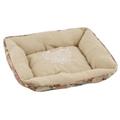 CUCCIA CANE TESSUTO BEIGE/ROSA
