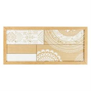 PORTA CHIAVI D'APP. LEGNO NATURALE CM.42X3H19
