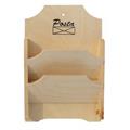 PORTA POSTA LEGNO CHIARO CM.22X6H35
