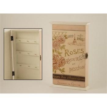 PORTA CHIAVI LATTA ROSES