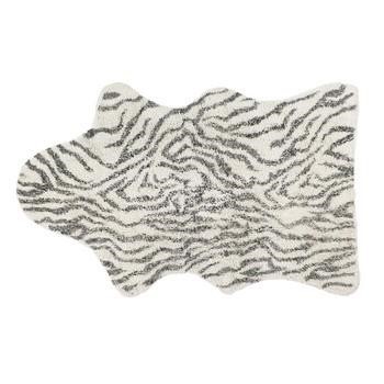 TAPPETINO BAGNO MUCCA BIANCO E NERO
