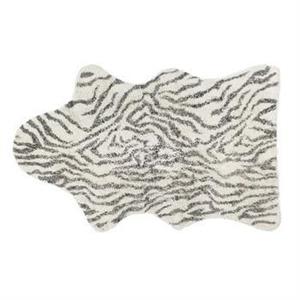 TAPPETINO BAGNO MUCCA BIANCO E NERO