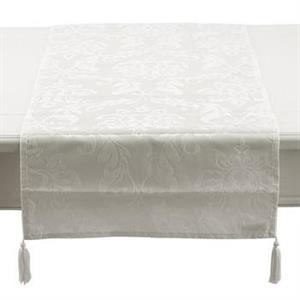 TABLE RUNNER BIANCO DECORO FIORI CM.40X160