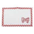 TOVAGLIETTA COLAZIONE FIOCCO ROSSO CM.35X45
